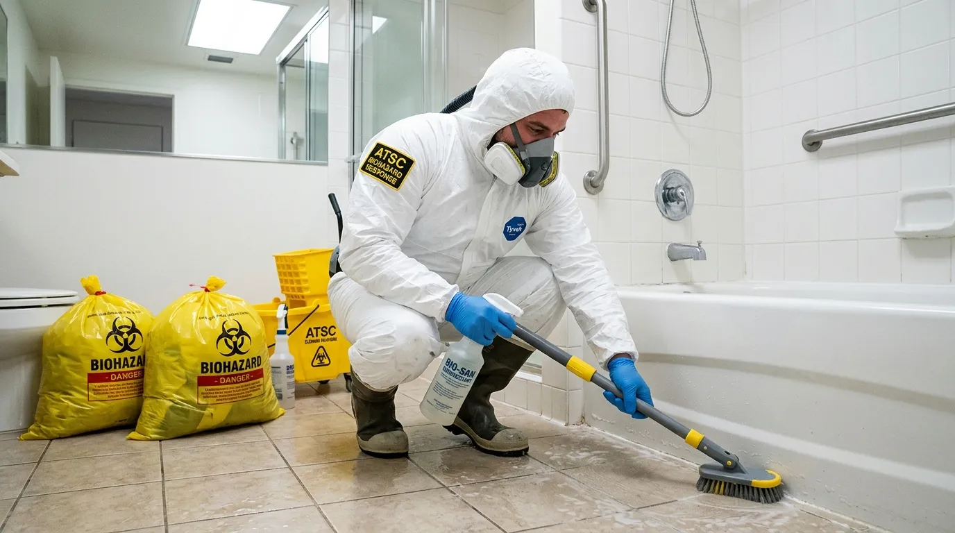 Decontamination equipment deployed for Blood Cleanup in Foothill Farms